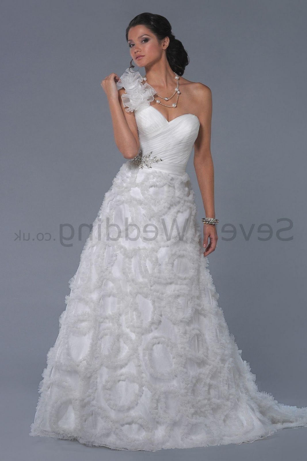 your wedding dress and I