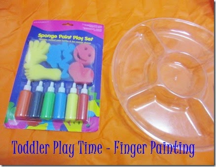 toddler finger painting