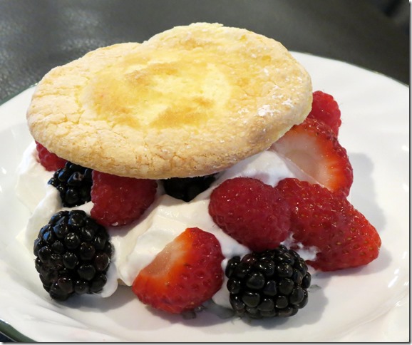 Strawberry Shortcakes Franco Amercian Style--TWD