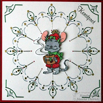 Hobbydots Henry Mouse with mug of hot Chocolate 1 Hobbydots Henry Mouse with mug of hot Chocolate 1