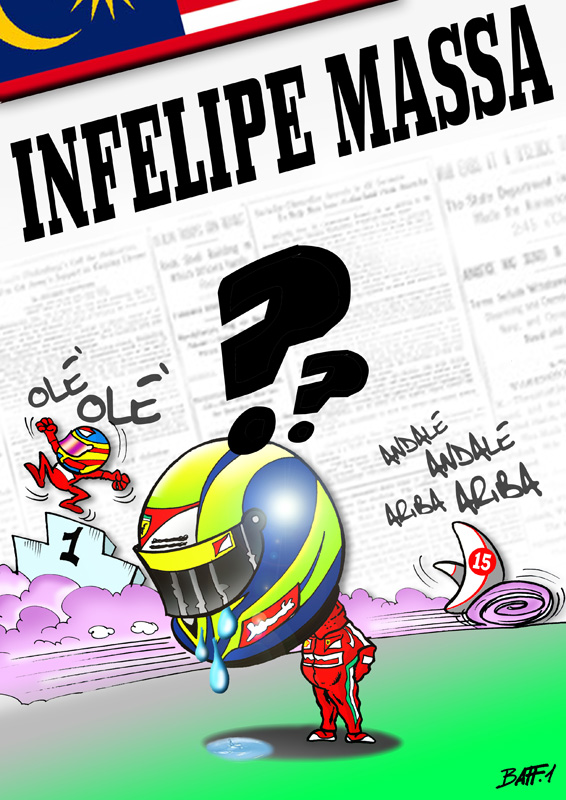 комикс Baffi по Гран-при Малайзии 2012