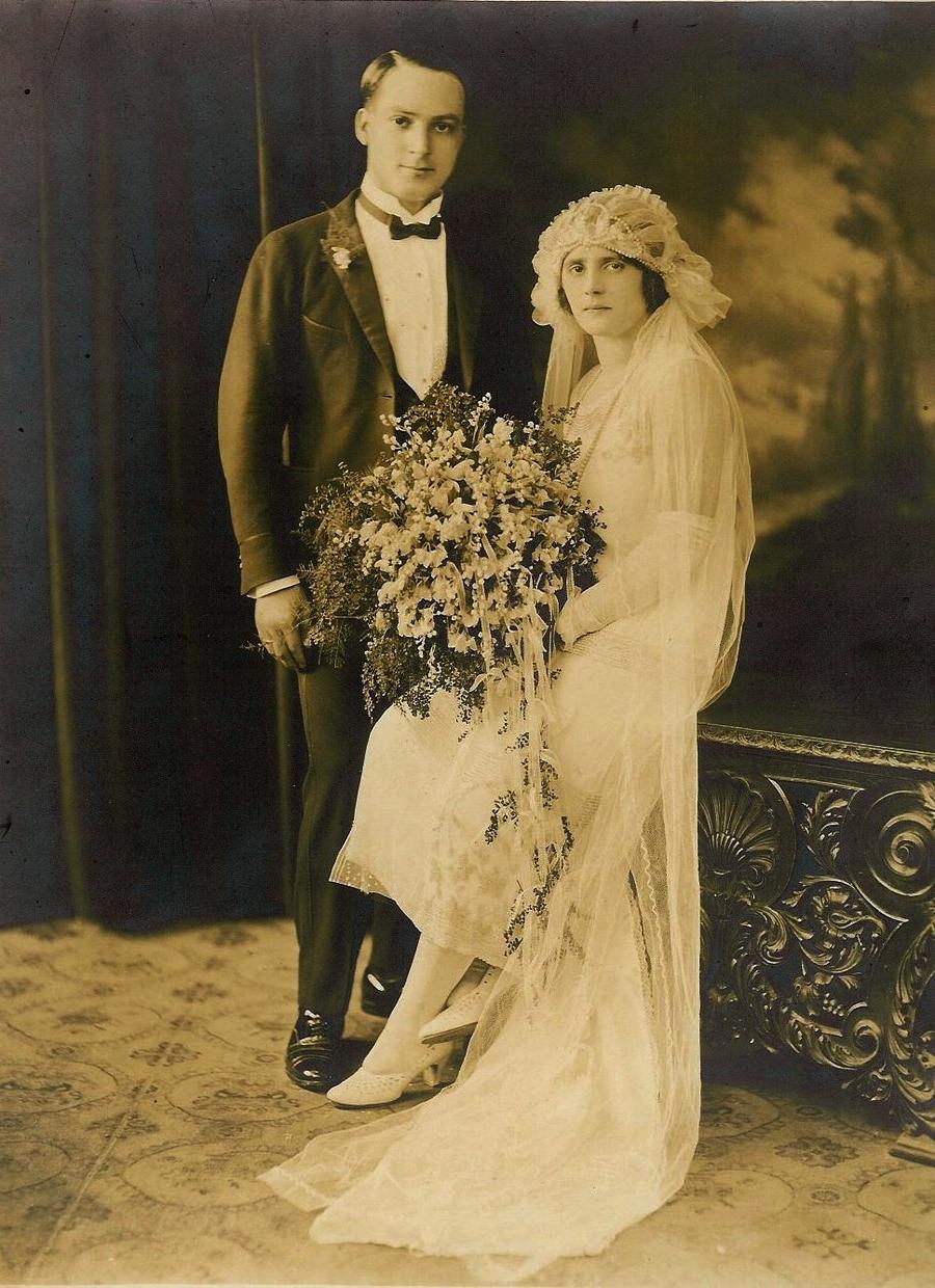 1920s Wedding Portrait