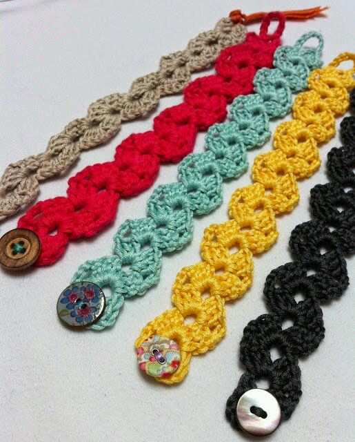 Diademas hechas en crochet, para bebés