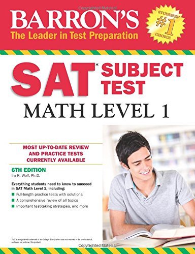 Free Ebook - Barron's SAT Subject Test: Math Level 1, 6th Edition