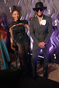 Thembi Seete and Theo Nhlengethwa at the Metro FM Music Awards 2024 in Mbombela Stadium, Mpumalanga. 