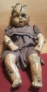 Creepy doll, scary doll, Halloween doll, Morbid doll house, Ghosts and Ghouls, Altered Dolls 