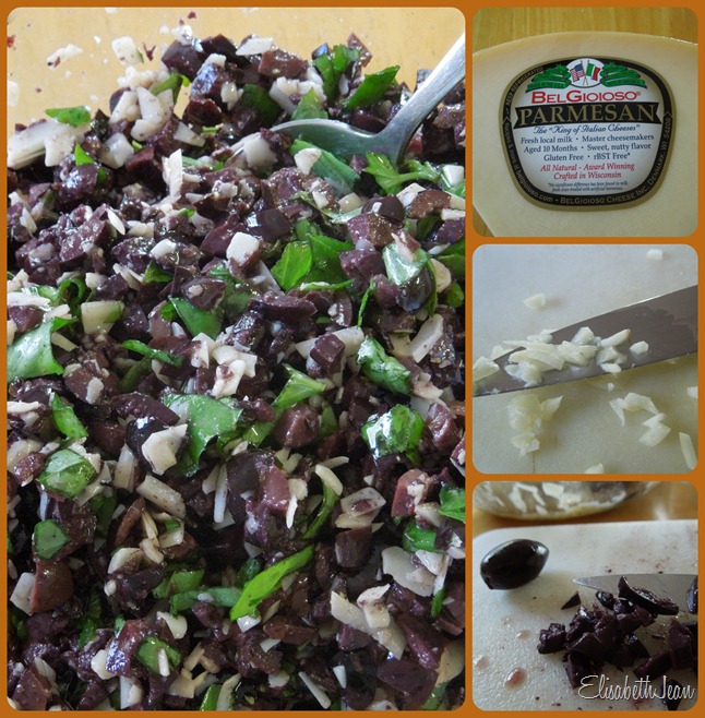 E.J. kalamata pesto