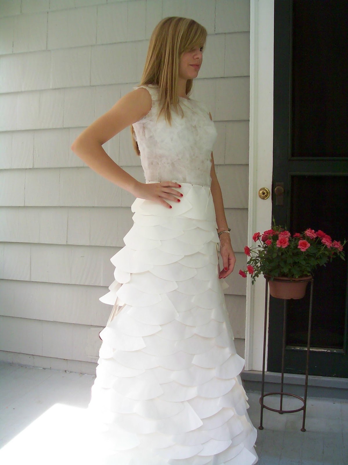 Another one -- a wedding dress