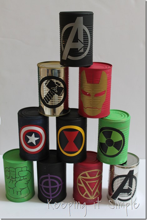 #ad Avengers-Halloween-Party-Game-Bowling-Cans #AvengersUnite (11)