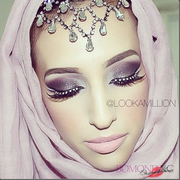 Beautiful bright Arabic Makeup-Lookamillion (15)