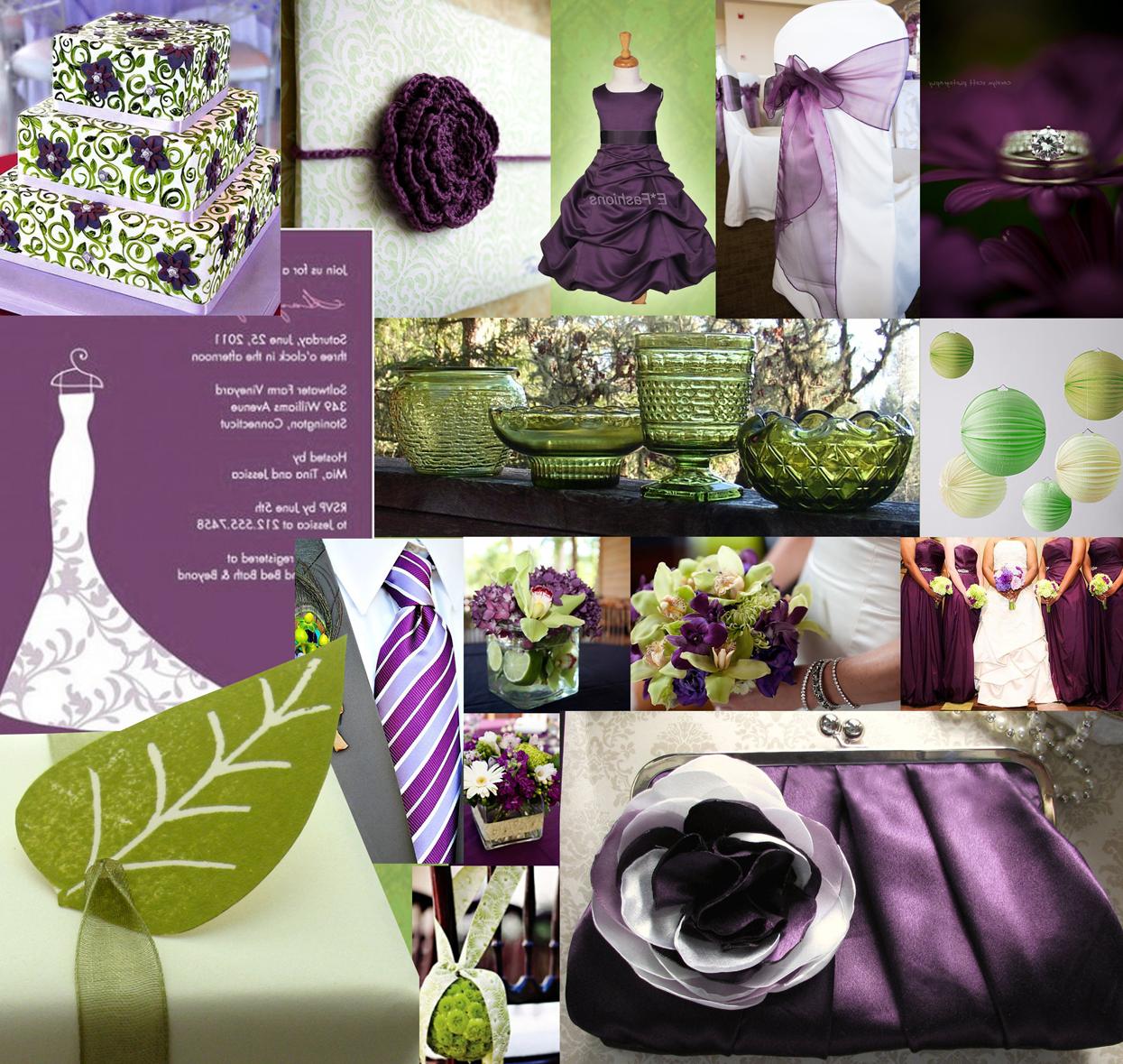 purple and green inspiration