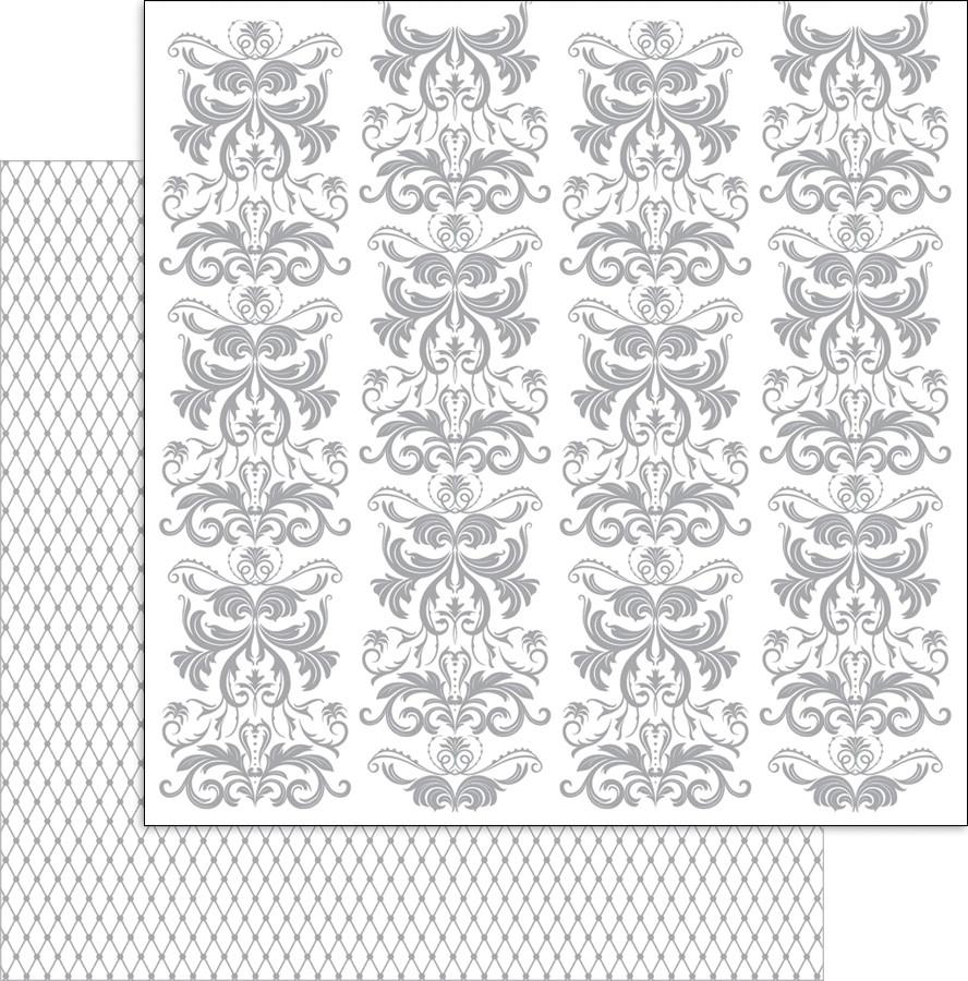 Pattern Stripe Silver Wedded