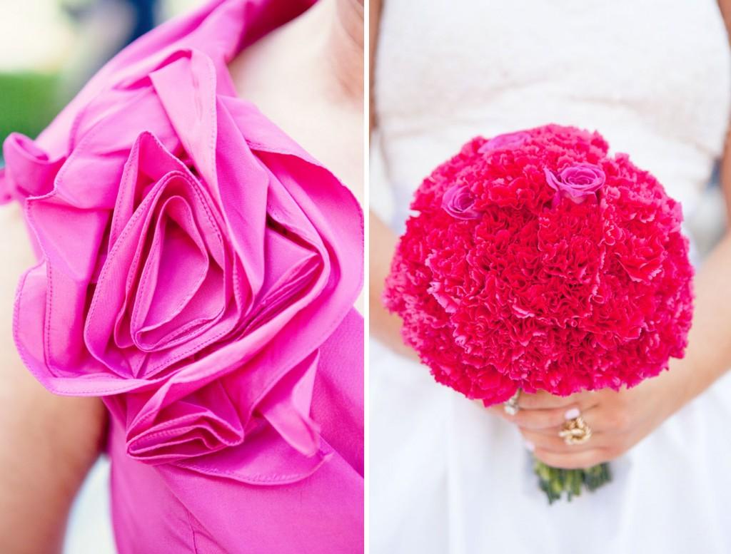 pink wedding bouquet