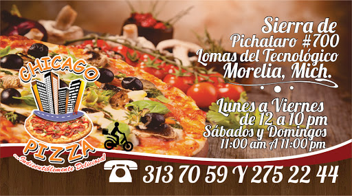 Chicago Pizza, Calle Sierra de Pichataro 700, Lomas Del Tecnológico, Santiaguito, 58117 Morelia, Mich., México, Pizza a domicilio | Morelia