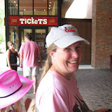 Lori in the entrance of the Grand Ole Opry in Nashville TN 09032011