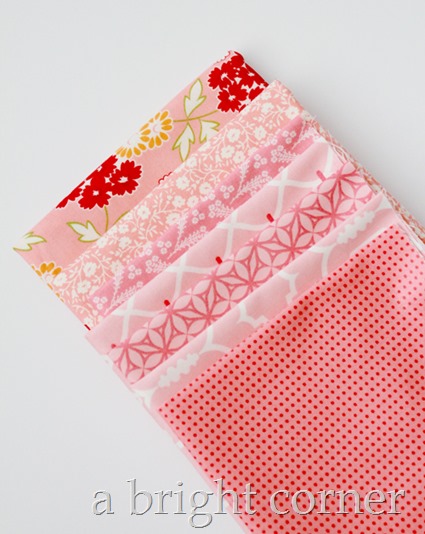 Pink fat quarters