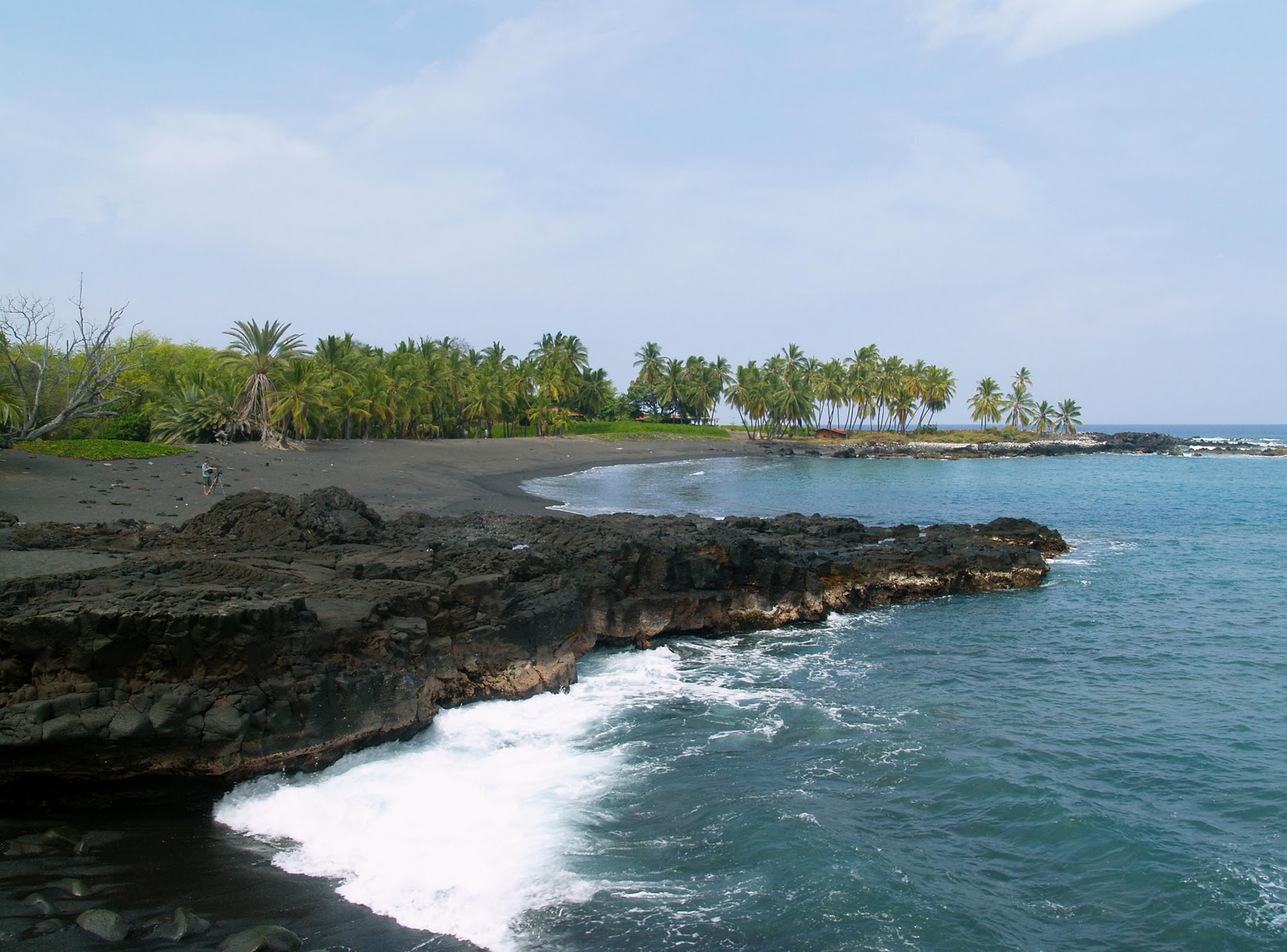 Honomalino Beach is a Short