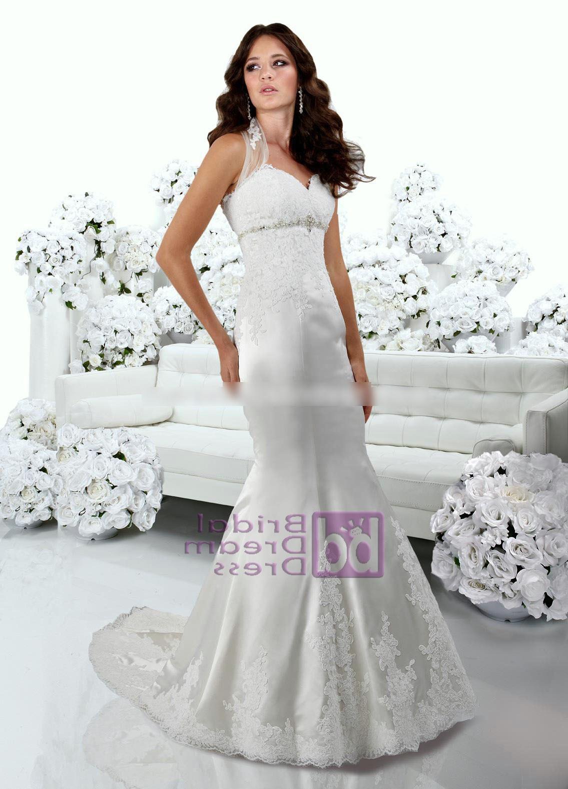 halter wedding dresses with