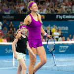 Victoria Azarenka in action at the 2016 Brisbane International