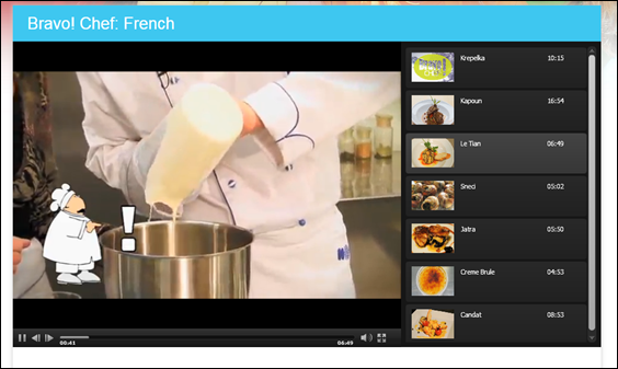 Bravo Chef French recipe leTian from SmartKidz Media Library for Homeschoolers