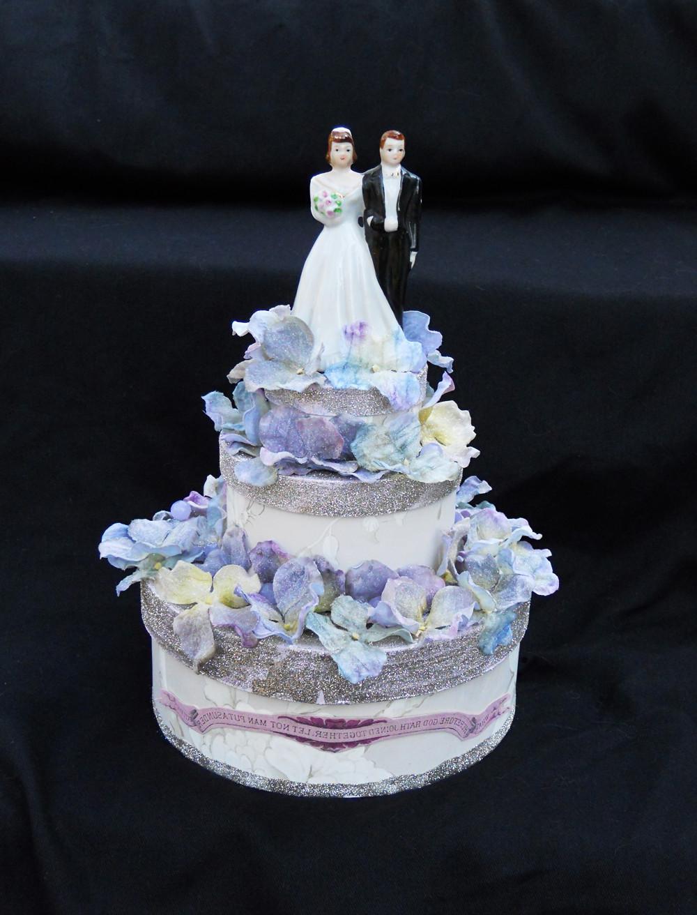 Lavender Wedding Cake Box