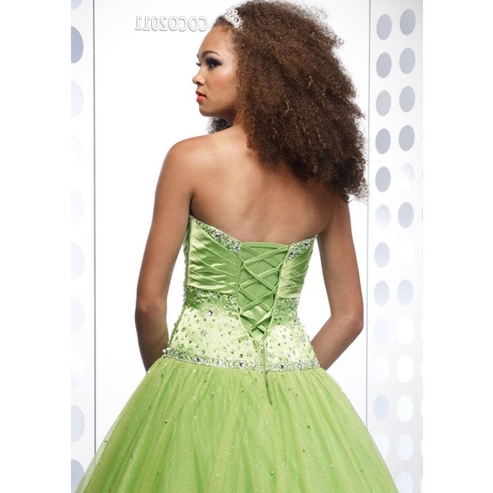 Classic lime green beaded
