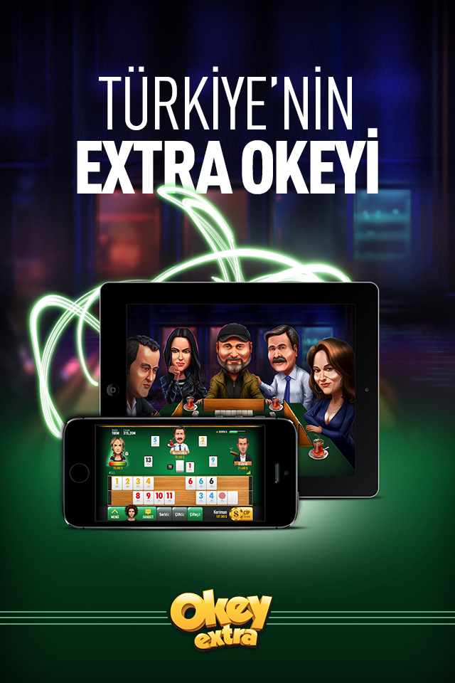 Android application Okey Extra - Online Rummy Game screenshort