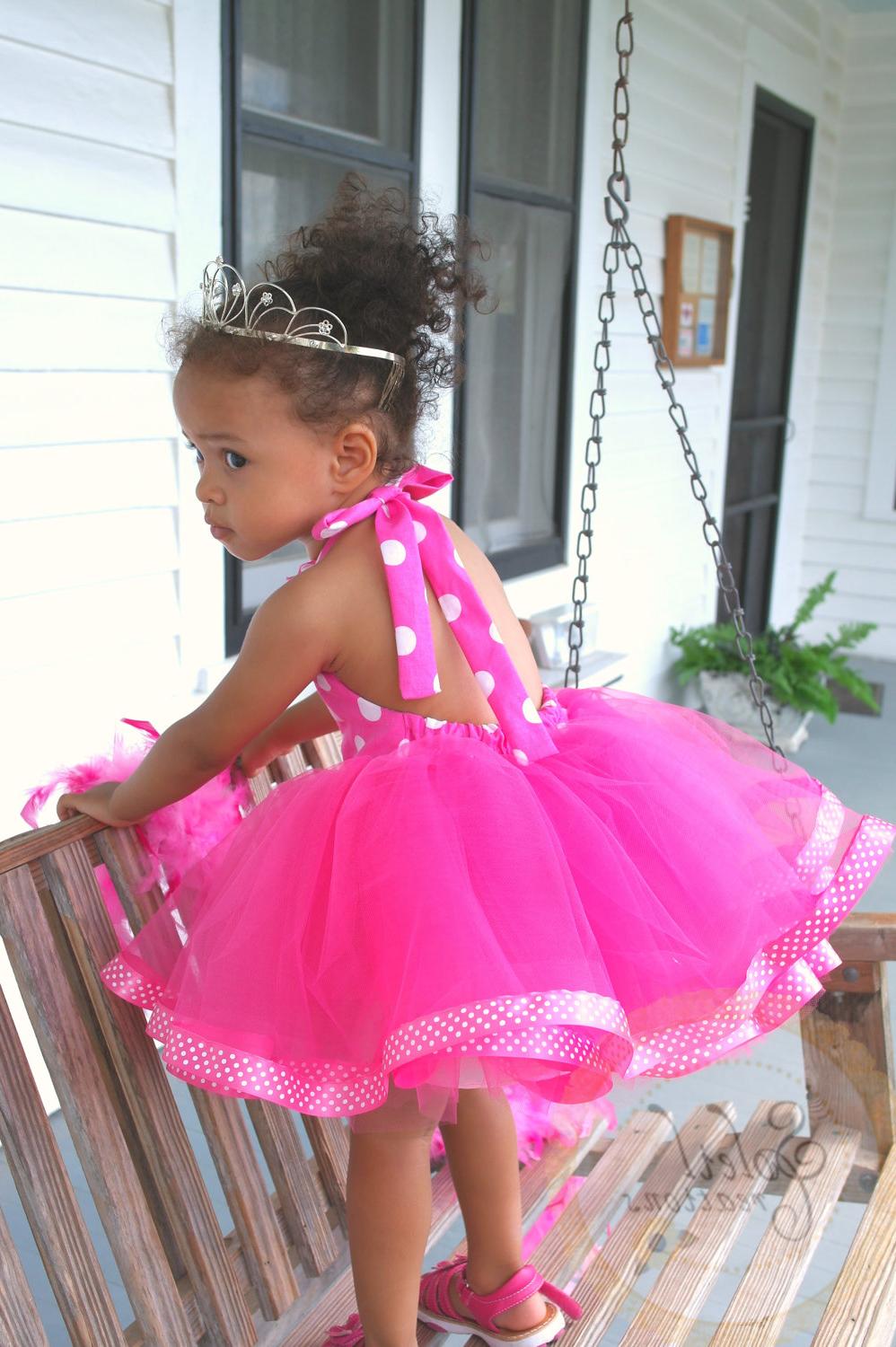 Minnie Mouse Themed Tutu Dress