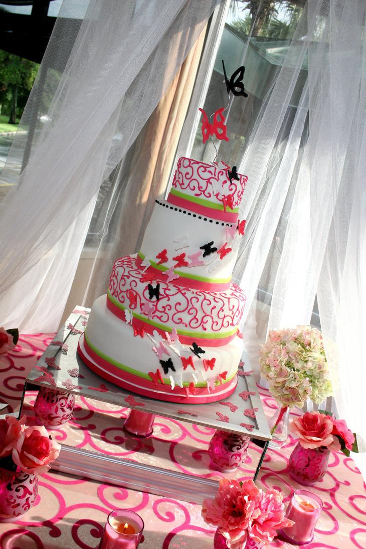 Butterfly Wedding Cake by