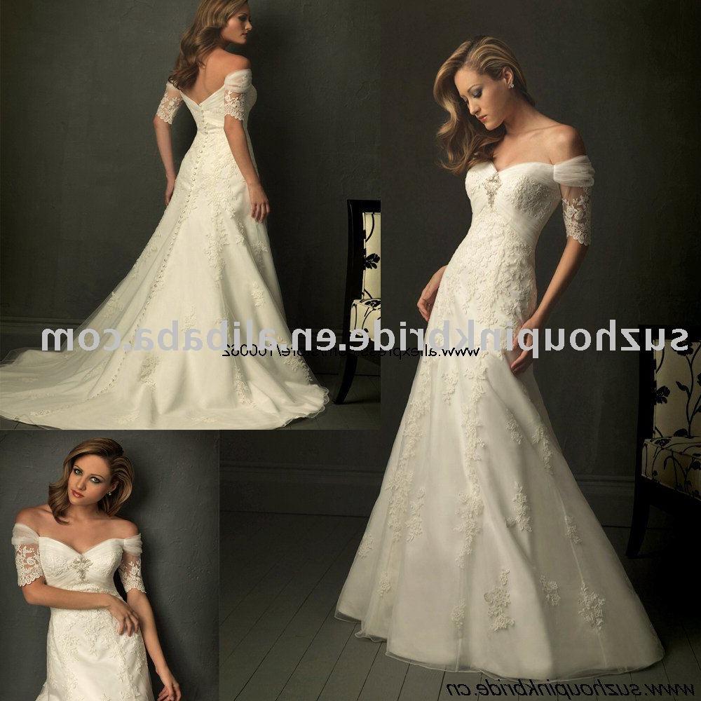 lazaro v neck wedding gowns