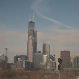 The Chicago skyline seen from the Amtrak window 01142012e