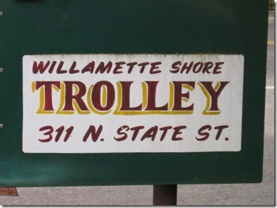 IMG_0571 Willamette Shore Trolley Sign in Lake Oswego, Oregon on April 26, 2008