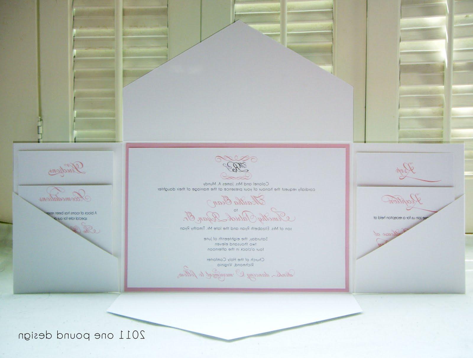 wedding invitations with multi