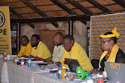 Cope leaders including Willie Madisha and Mosiuoa Lekota. Picture Credit: Supplied