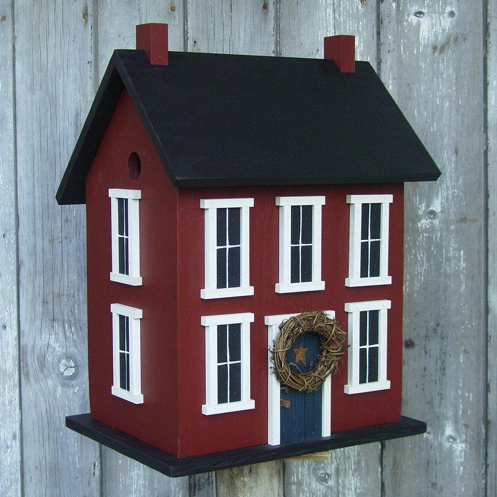 Primitive Birdhouse Saltbox