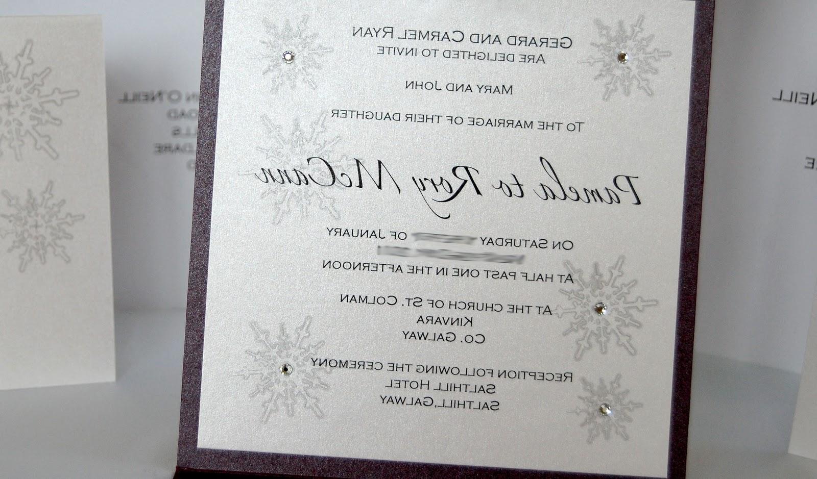 wedding invitation with pocket