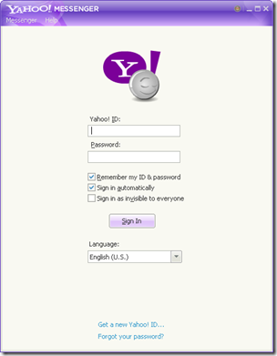 yahoo mesengger