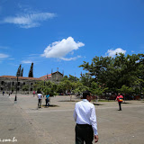 Praça central de León, Nicarágua