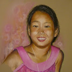 Jeune fille,  pastel sec, 18po X 14po