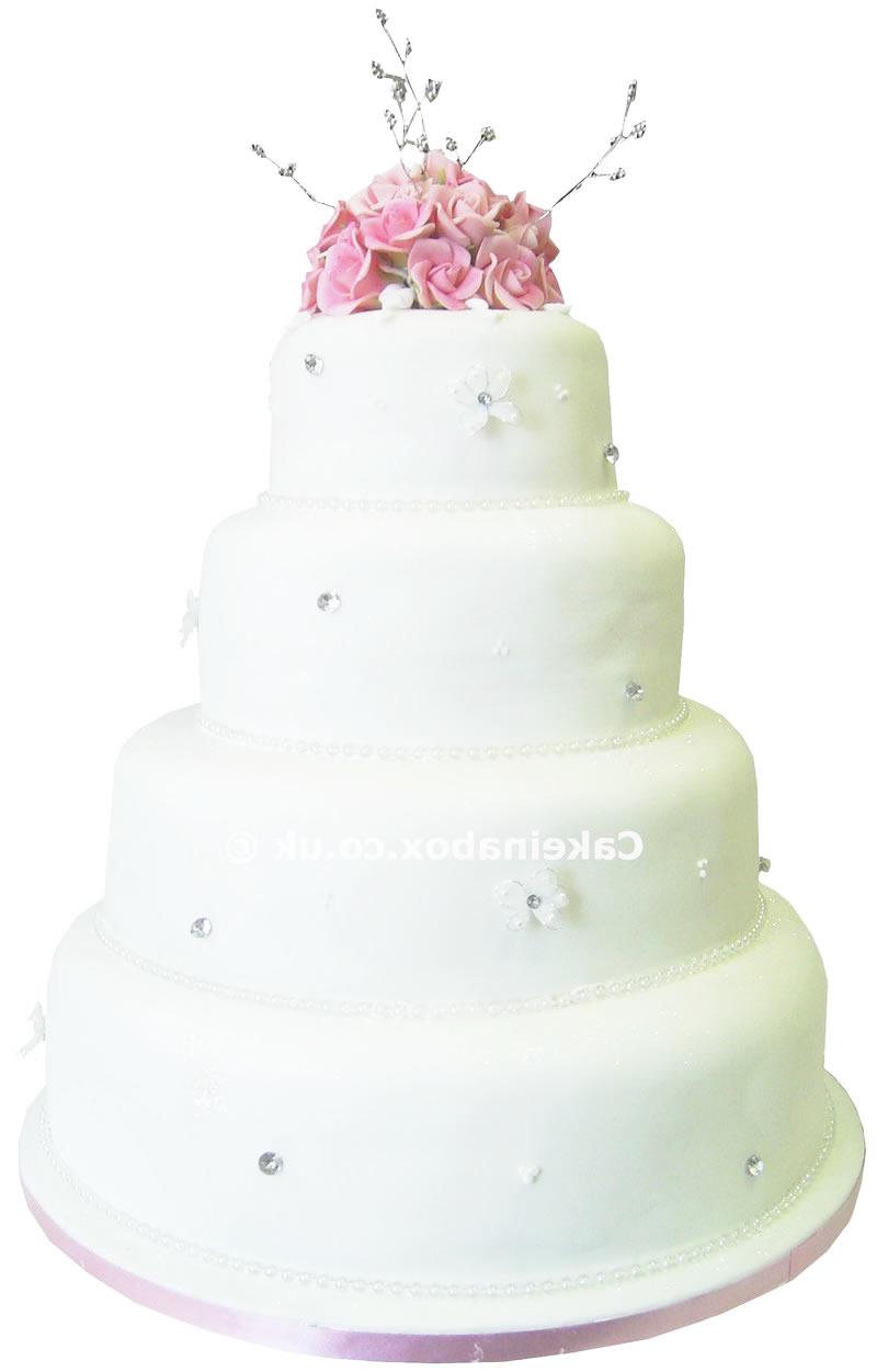 Wedding Cake - 4 Tier Round
