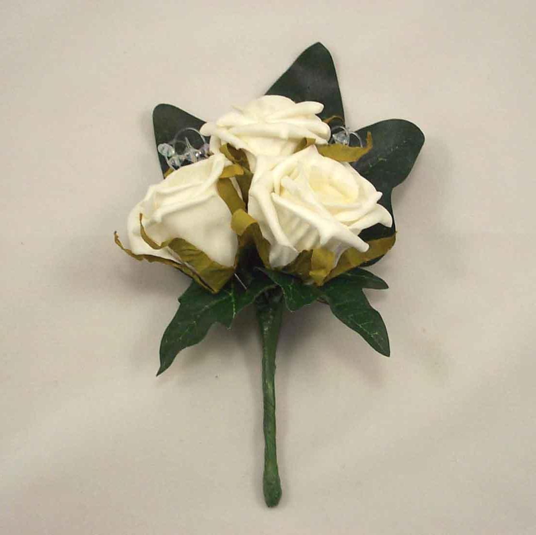 Ivory Rose Pearl Corsage