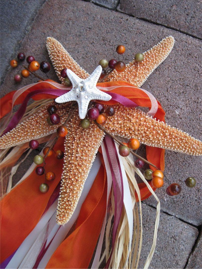 Fall Wedding Shimmery Starfish