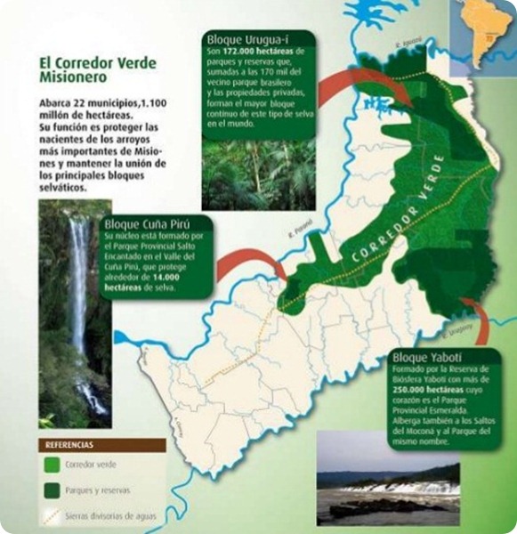 areas-naturales-protegidas-en-misiones-corredor verde misionero