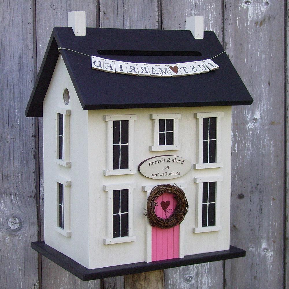 Original -Wedding Card Box Birdhouse Personalized - In-Stock