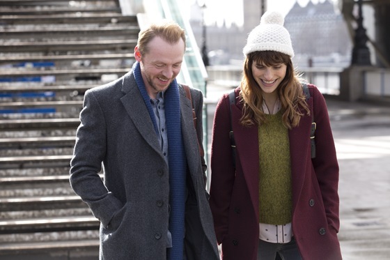 Lake Bell and Simon Pegg in Man Up