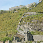 DSC05616.JPG - 4.06.2015. Givet (Francja); twierdza Fort Charlemont i &quot;Brama Francji&quot;