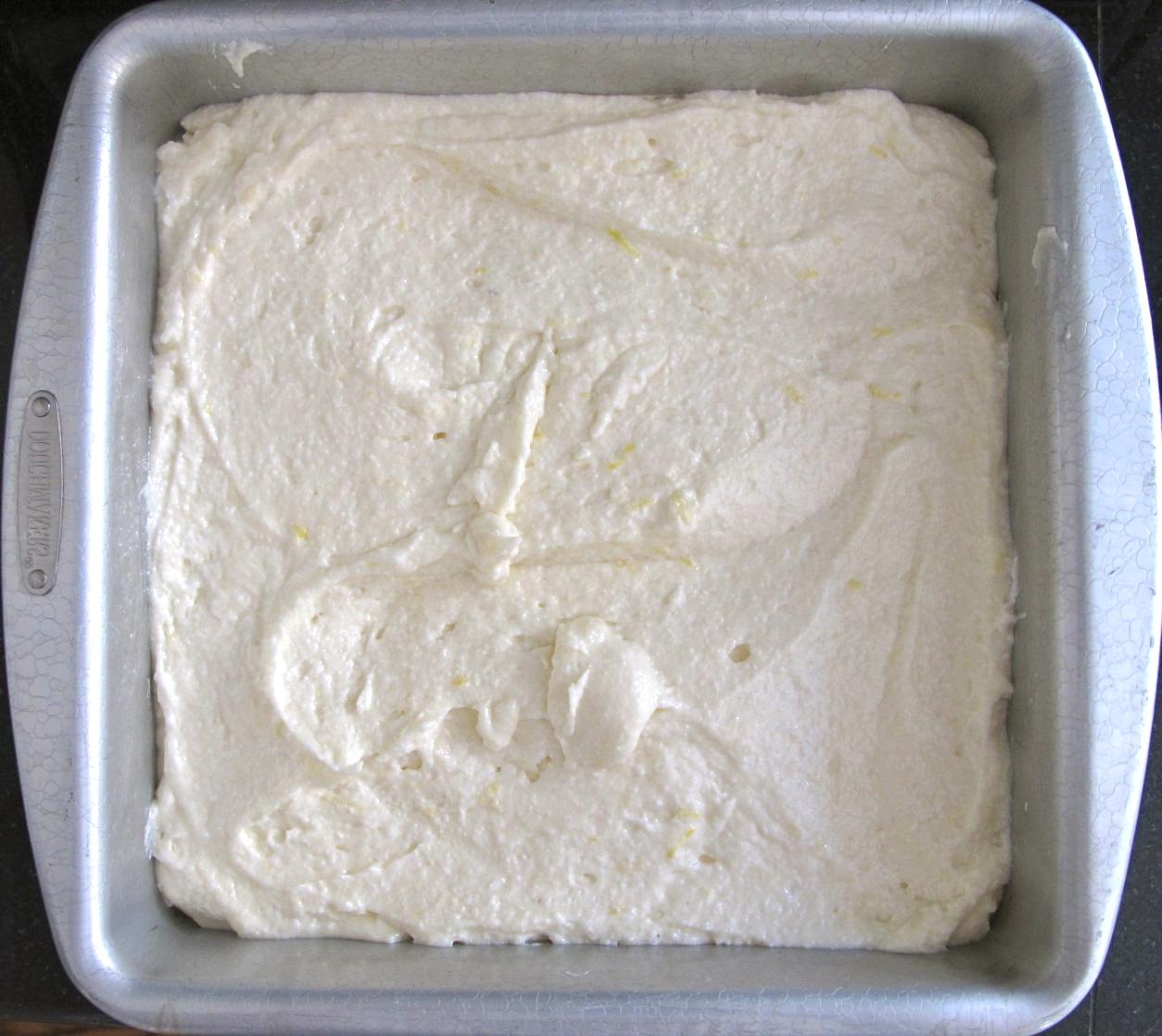 wedding cake batter