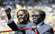 Zimbabwean President Robert Mugabe and his wife Grace. File photo.