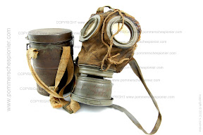 Leather German gas mask model 1917