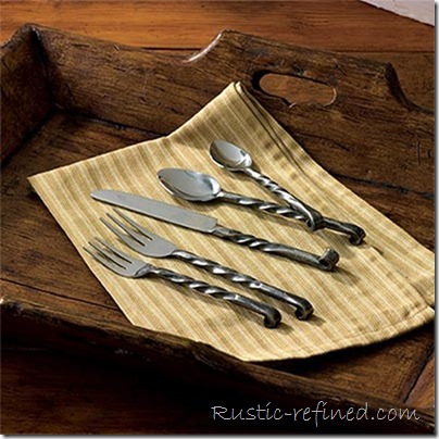 log-cabin-decor-ideas-colonial-cabin-5pc-flatware-set